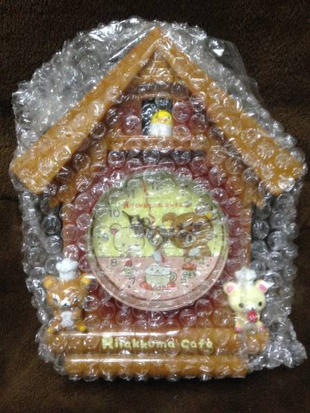 非売品■リラックマ■ミニログハウスクロック■レア■未使用_2