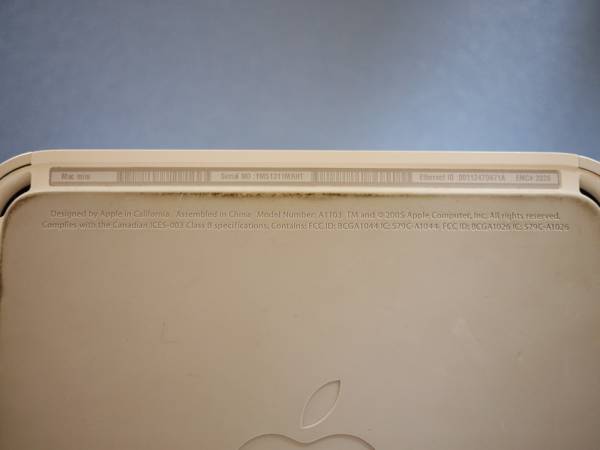 1円スタート　Mac mini A1103_2