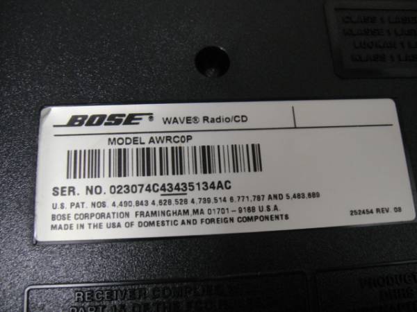 BOSE ボーズ wave radio CD AWRC0P | PANCAKESANDSTEAKSHELDEN.NL