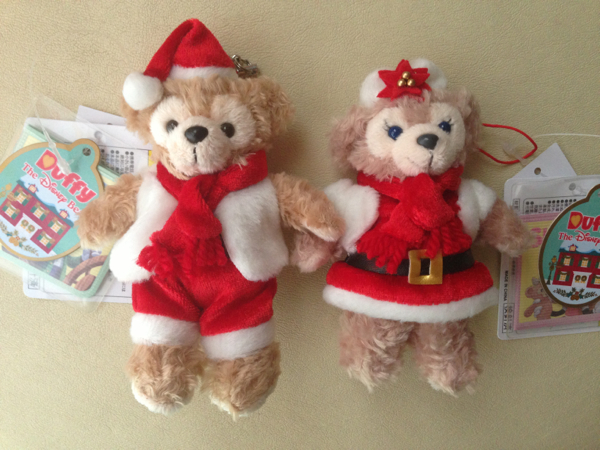 ディズニーシー☆クリスマスダッフィーシェリーメイストラップ