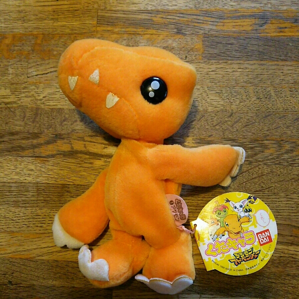 デジモン アグモン ぬいぐるみ くたキャラ 約18cm(デジタルモンスター