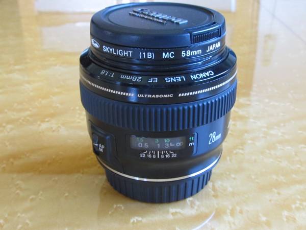 CANON レンズ　EF28mm f1.8 USM 中古_1