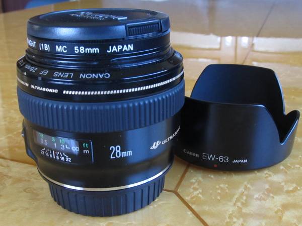 CANON レンズ　EF28mm f1.8 USM 中古_2