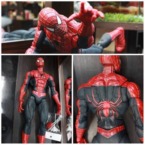 スパイダーマン フィギュア 67ヵ所可動 45cm!!超リアル 中古