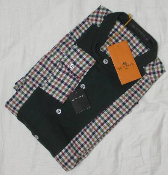 新品 本物 ETRO イタリア製 長袖 シャツ XXL エトロ 145