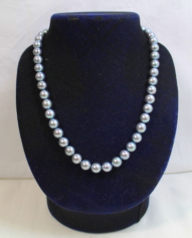 田崎真珠ネックレス/TASAKI /グレーパール/8.5mm-9.0mmの入札履歴