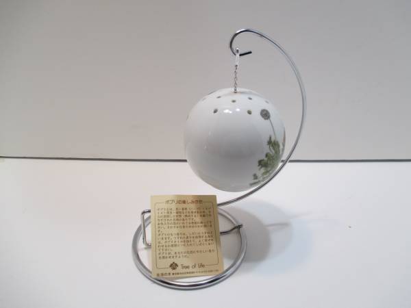 ポプリポット　花柄　生活の木_3