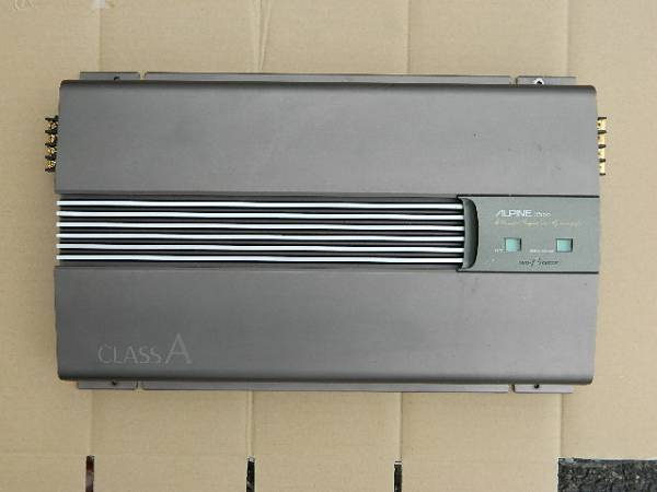 アルパイン ALPINE juba MODEL 3558 4CH AMP 故障 要修理品(アンプ