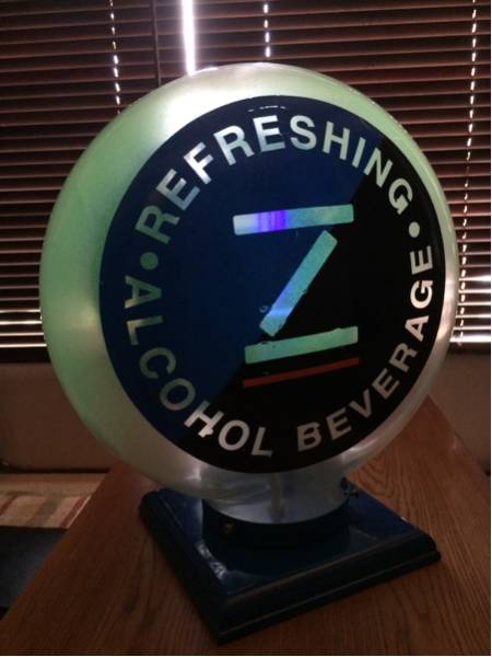 ★ZIMAサインポールガラス製★