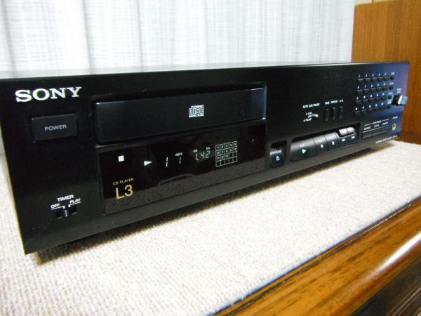 SONY CDP-L3 業務 3Uマウントラック リモコン取説 動作 ジャンク