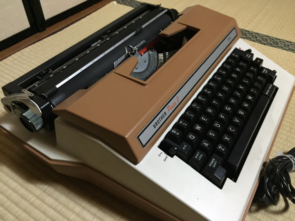 電動タイプライター ブラザー BROTHER レトロ アンティーク(タイプ