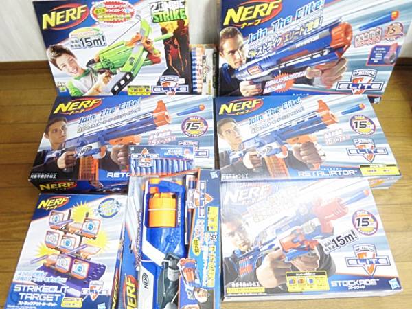 ☆激安 ジャンク品 ナーフ NERF 7個まとめて 福袋(トイガン)｜売買
