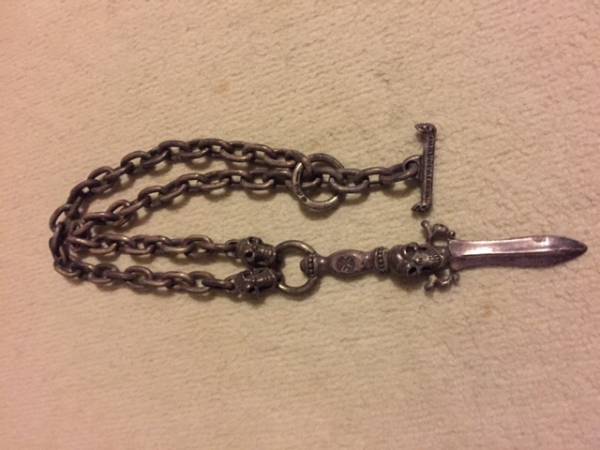 ガボール スカルダガーネックレス