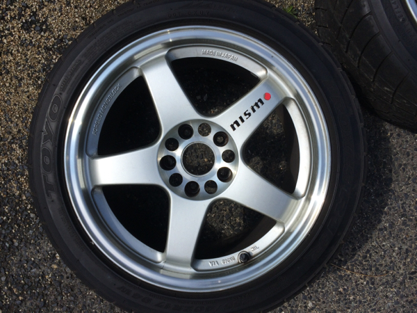ニスモ NISMO ホイール LM-GT4 中古 17インチ 9.5J +38(ラジアルタイヤ 