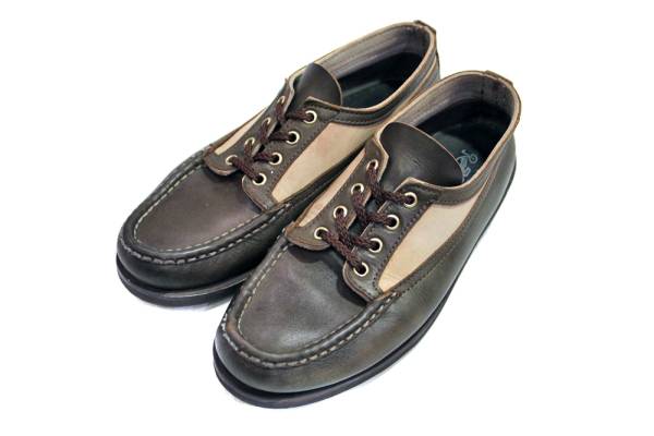 ラッセルモカシン/チャッカブーツユケテンデッキシューズOLV