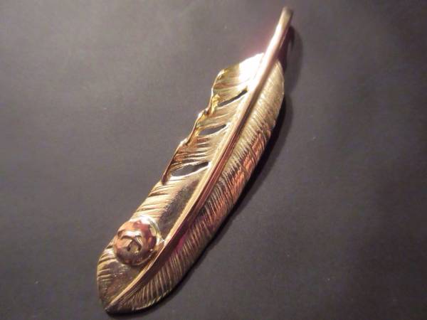 ゴローズ　18Kオールドメタル付き全金特大フェザー右　自身購入_2