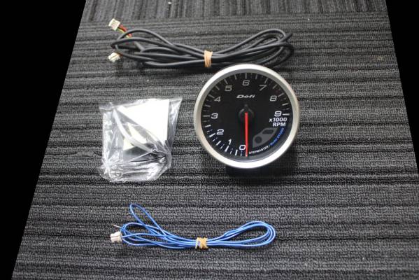 希少♪Defiリンクメーターブラック80φタコメーター回転数デフィ