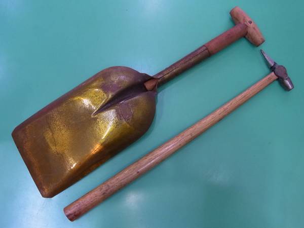 【鉄道グッズ】 国鉄 石炭スコップ＆点検ハンマー_2