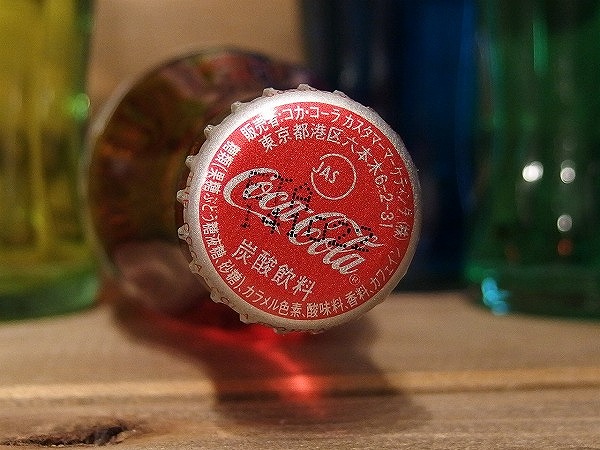 コカコーラ 瓶 カラフルボトル6色セット お店等インテリア用に！(コカ