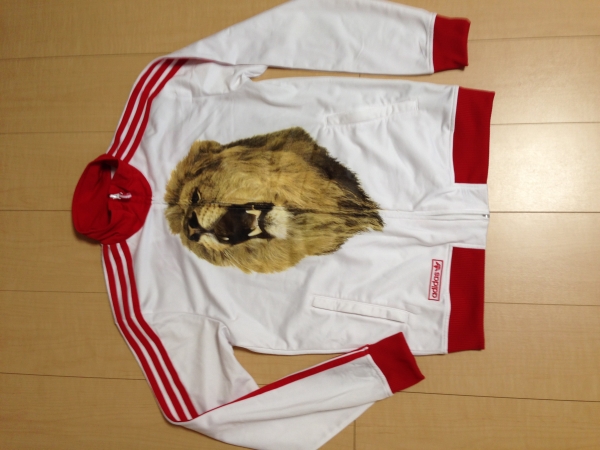 adidas(アディダス)ライオンプリントジャージイングランド M