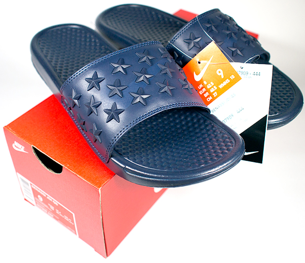 Nike BENASSI JDI QS オブシディアン 紺 27cm 星条旗 ベナッシ