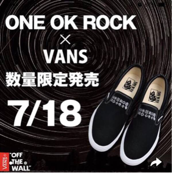 ONE OK ROCK × VANS コラボ スリッポン 27cm ワンオク バンズ