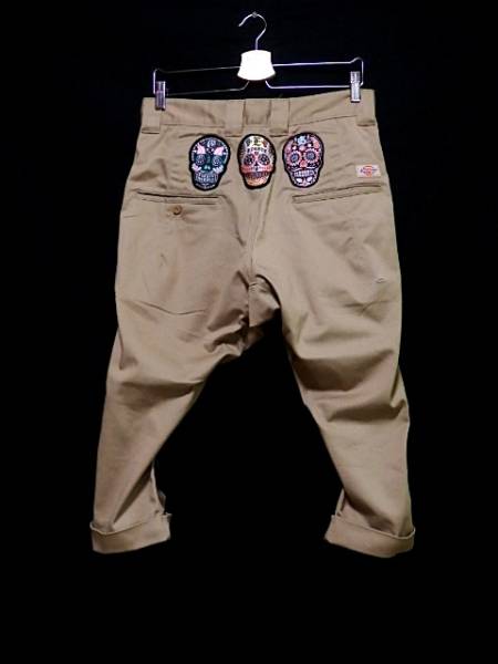 【EO TO TO×Dickies90周年メキシカンスカルサルエルパンツ S】