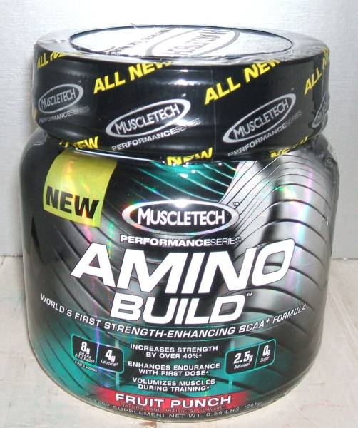 アミノビルド BCAA フルーツパンチ味 30回分 マッスルテック