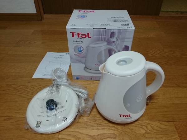 ☆T-fal ティファール ファーレ KO3050JP ホワイト 1リットル