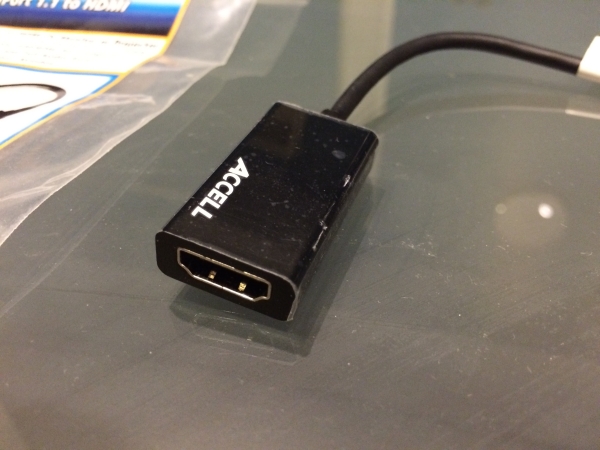 送料無料 Accell DisplayPort 1.1 to HDMI 1.4 B086B-008B-2