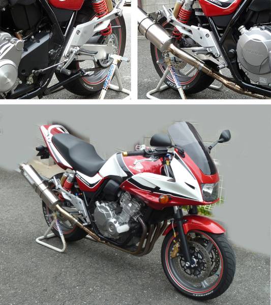 □TNM□2015 CB400SF NC39/NC42バックステップ 延長プレートset(ホンダ 
