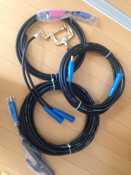 新品部材使用 溶接キャプタイヤケーブル22スケア セット_1