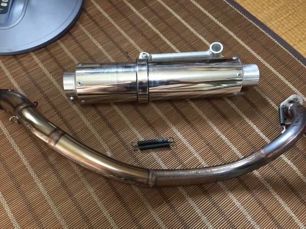 BRD 3次元フルテーパーマフラー中古 スーパーカブ50 キャブ車