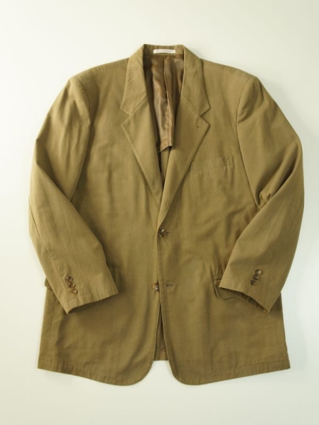 M3777*パパスPapas*ウール×コットン/テーラードジャケット