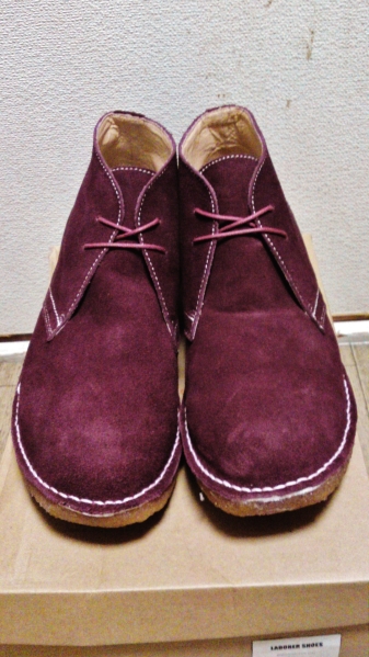 定1.5万 レイバラーシューズ チャッカブーツ 27 赤 クラークス