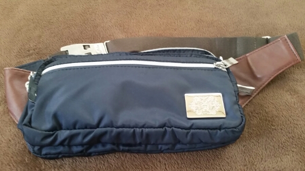 超美品☆オロビアンコ ナイロン 2way ボディ&ウエストバッグ☆