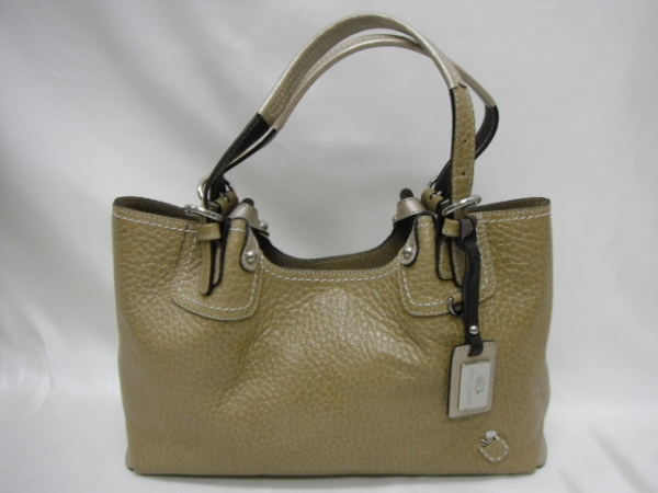 超美品PELLE BORSA ペレボルサ レザー プラント トート バッグ M
