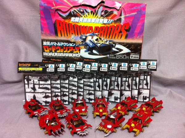 タカラ ロードウォリアーズ ＋パーツ 大量 外箱付 戦車 チョロQ