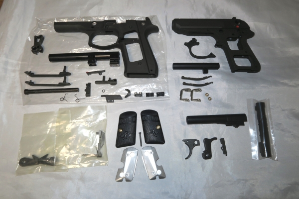 モデルガンパーツ　マルシンM92F PPK 他　新品と中古