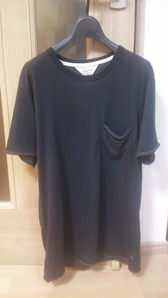 rag＆bone 15ss ダブルフェイスポケットTシャツ S ラグ＆ボーン