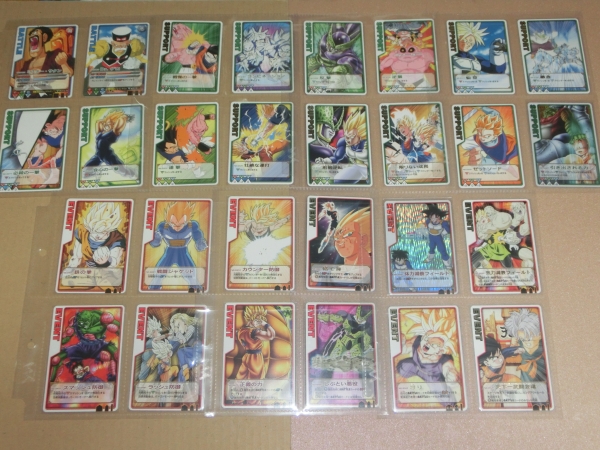 ドラゴンボールZデータカードダス ロケテスト版52種コンプ 美品