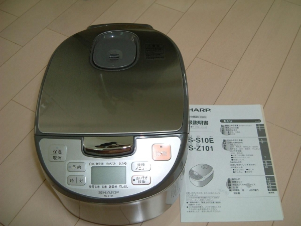 未使用　シャープ　SHARP ジャー炊飯器　KS-Z101