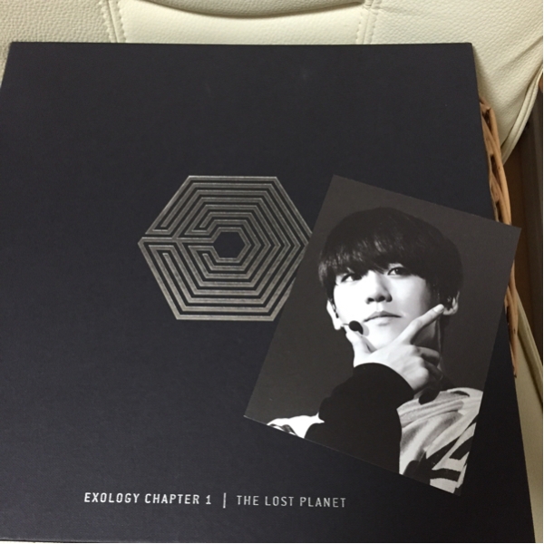 EXO韓国製のTHE LOST PLANET LIVECD封入ベッキョンのトレカ新品_1