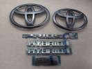 プラチナ ブラックエンブレム トヨタ HYBRID | G プラチナブラック 