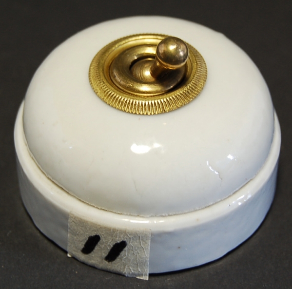 陶器（磁器？）のスイッチ アンティーク フランス製 オブジェ 11