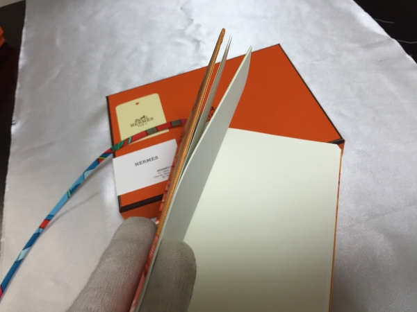 ☆ 新品 HERMES シルクノート ブラジル マンゴー ☆ 未使用