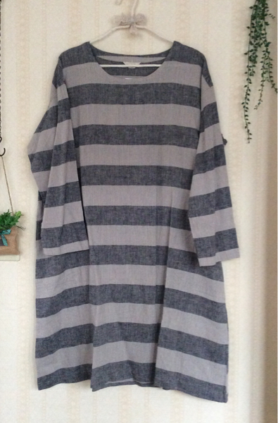 ☆即決新品☆SM2☆綿麻太ボーダーワンピース