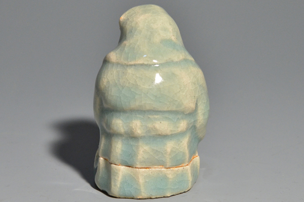 白蔵主・宗旦狐 香合 帝室技芸員 初代 伊東陶山(作) 共箱(香炉、香合