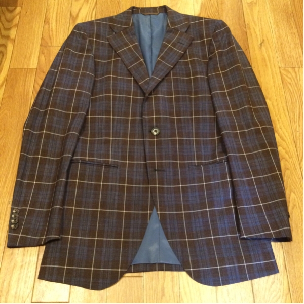 麻布テーラー ジャケット ブラウン レダREDA