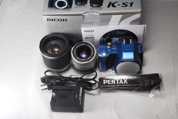 〓最極上品〓ペンタックス PENTAX K-S1 望遠Ｗレンズ